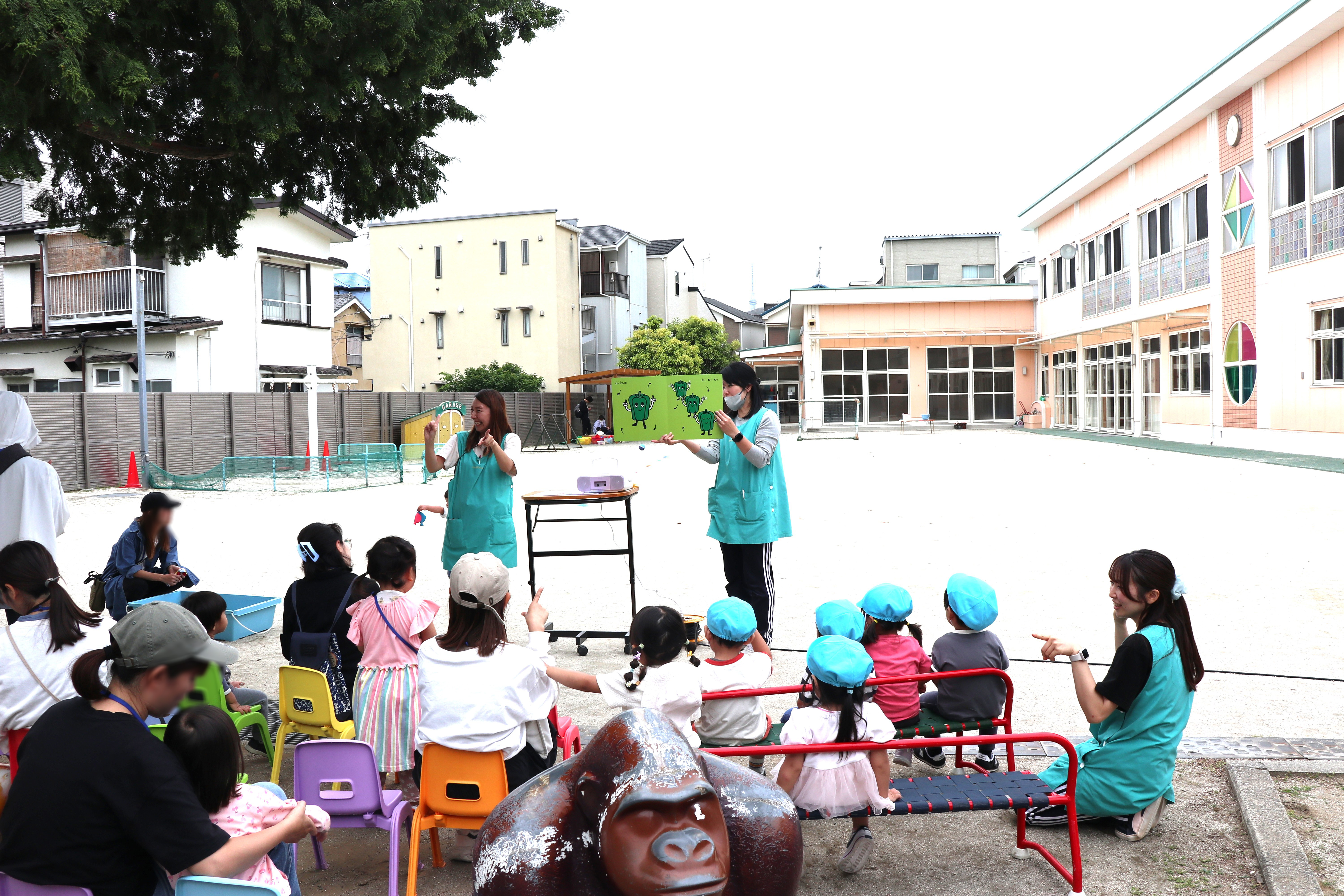 ７月３日(木)の園庭開放について